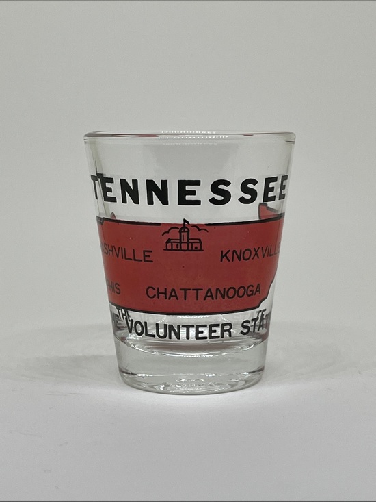 Other - Tennessee Red Souvenir Shot Glass - Volunteer State